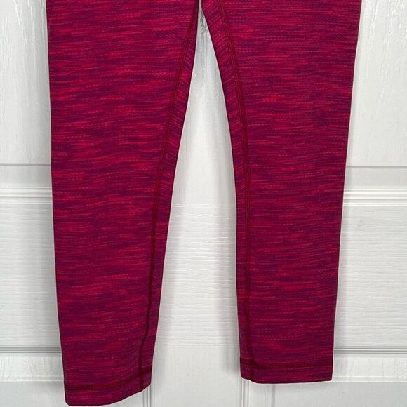 Lululemon Sz 2 Wunder Under Crop ll Leggings Diamond Jacquard Space Dye Bumble B - Picture 3 of 10